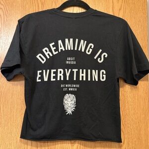 Black Graphic Tee - Dreaming is Everything
